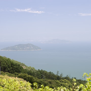 Islands off Lantau Island coast.